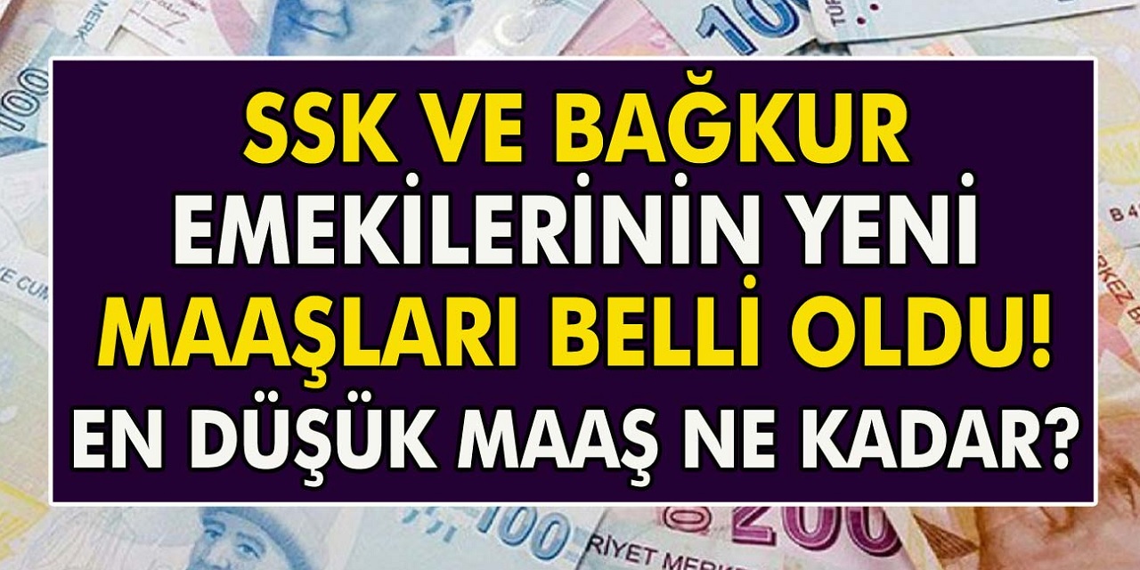 SSK ve Bağ Kur Emeklisinin Yeni Maaşları Sızdırıldı Emekli Polis