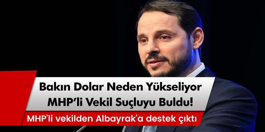 MHP'li vekil Cemal Enginyurt suçluyu buldu! Bakın dolar neden yükseliyormuş...