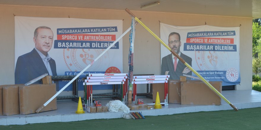 Efeler Kardeşköy Atletizm Pisti’ne yeni spor malzemeleri temin edildi