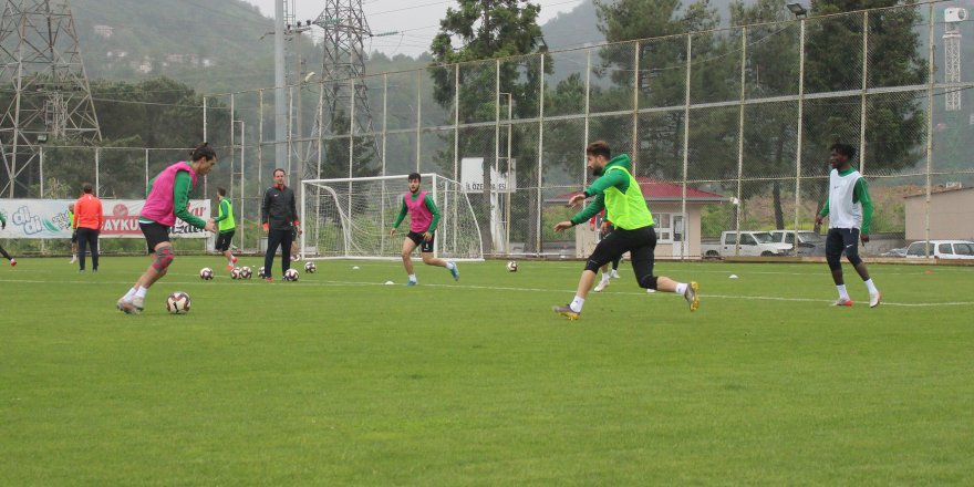 Giresunspor TFF1 lig çalışmalarına hız kesmeden devam ediyor