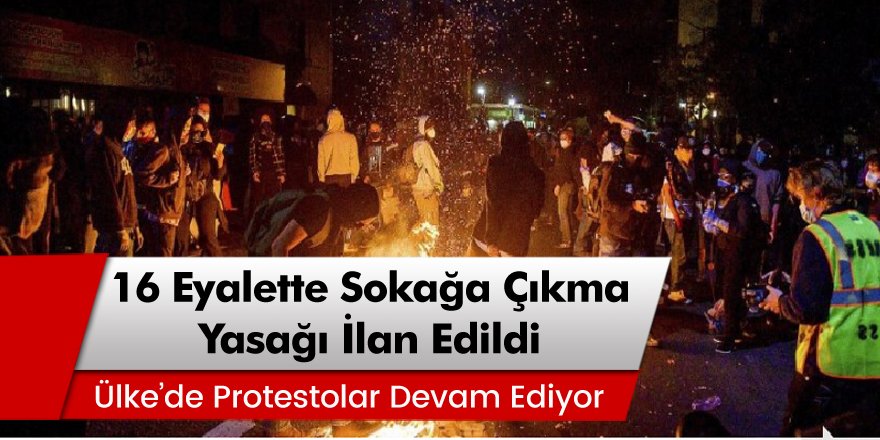 ABD'de 16 eyalette sokağa çıkma yasağı ilan edildi