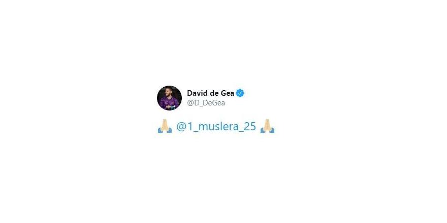 David de Gea’dan Muslera’ya geçmiş olsun mesajı