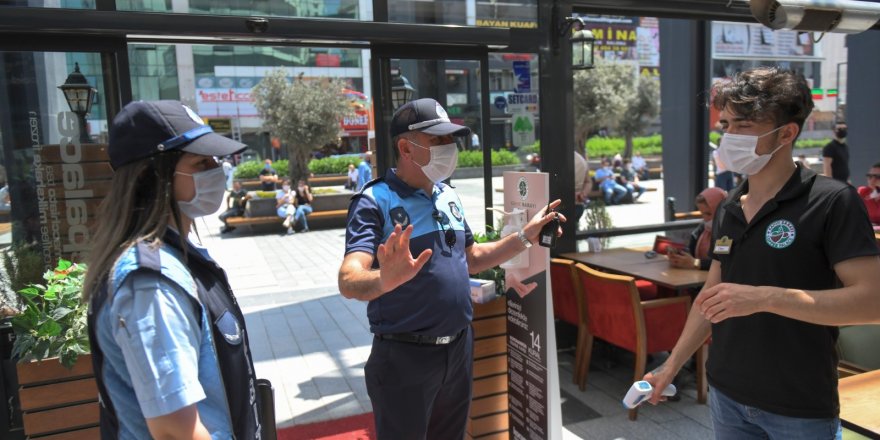 İstanbul Esenyurt Zabıtası’ndan ‘Yeni Normal’ denetimi