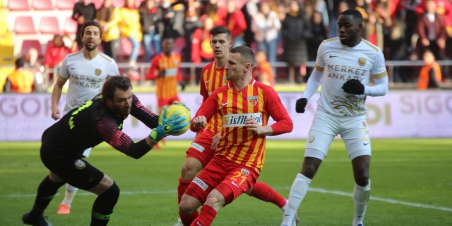 Kayserispor 5 kez galibiyeti kaçırdı