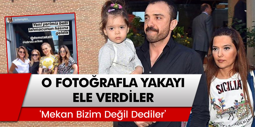 Şarkıcı Demet Akalın 'Mekan bizim değil' dediler ama o fotoğrafla yakayı ele verdiler