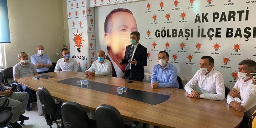 Milletvekili Aydın, Gölbaşı’nda temaslarda bulundu