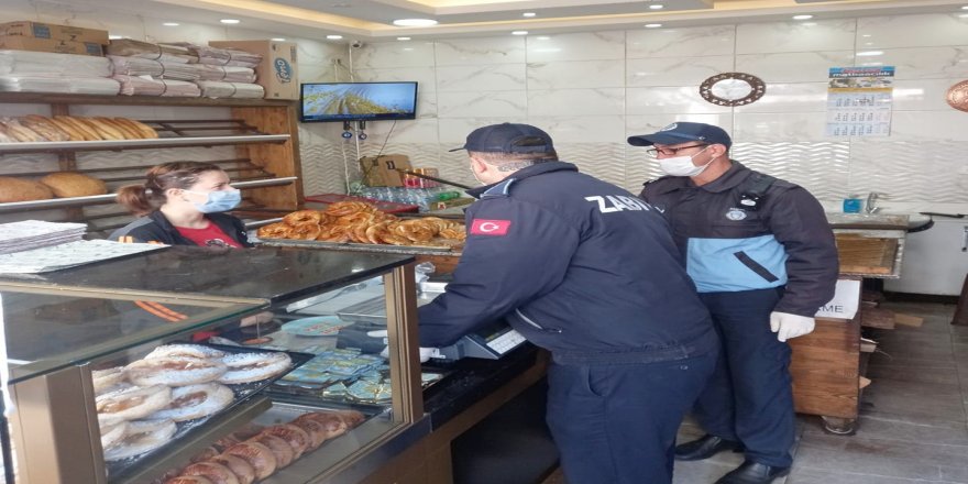 Zabıta ekiplerinden simit fırınlarına gramaj ve hijyen denetimi