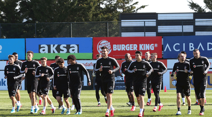 Beşiktaş, Ankaragücü hazırlıklarını tam gaz sürdürdü