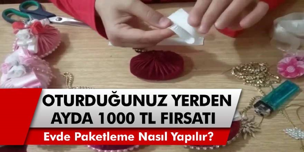 İŞKUR müjdeyi verdi! Evde oturarak aylık 1000 TL maaş alabilir, istediğiniz saat çalışabilirsiniz! Evde sabun paketleme iş ilanı….