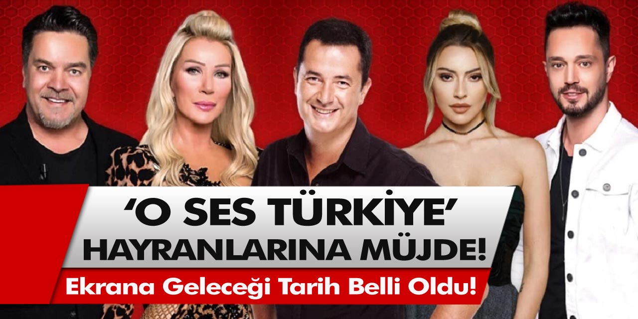 O ses Türkiye başlıyor! Yayın tarihi netleşti, heyecanlı bekleyiş sürüyor!