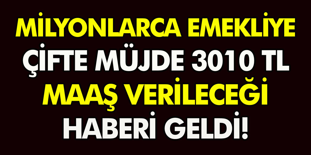 Emeklilere ‘Sonunda’ dedirtecek açıklama geldi! 3010 TL maaş verileceğini duyan emeklilerin yüzü gülüyor…