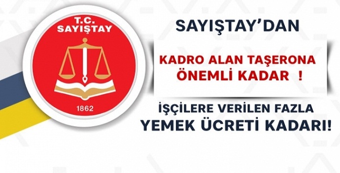 Kadro Alan Taşerona sayıştaydan Önemli Karar!
