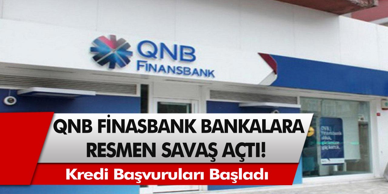 QNB Finansbank’tan müjde! Aylık 72 TL taksit ile kredi fırsatları geliyor. QNB ihtiyaç kredisi…