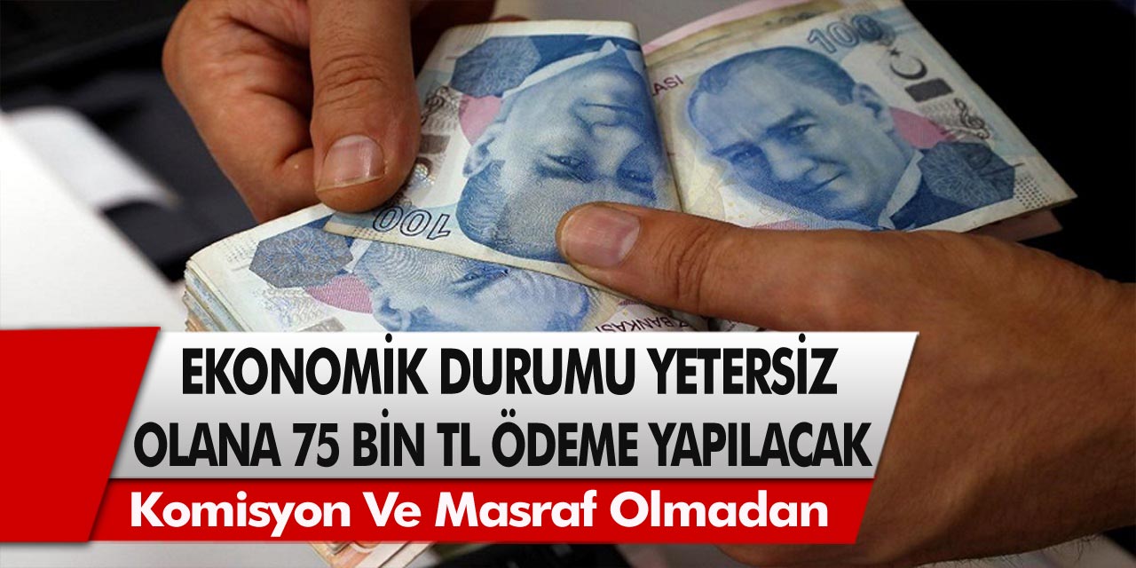 Faiz oranları düştü, limit yükseldi! Tek başvuruyla 3 ay geri ödemesiz 75 bin TL kredi verilecek…