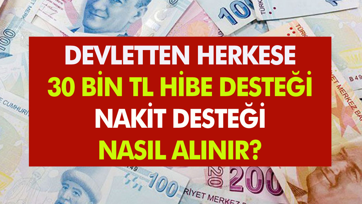 Sosyal yardım hibe destekleri gelmeye devam ediyor! Başvuran herkese 30 bin TL destek verilecek…