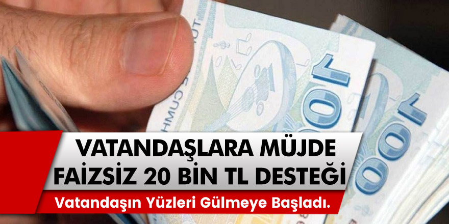 Fibabank’tan müjde! Faizsiz 20 bin TL kredi fırsatı, kredi bekleyen vatandaşlar için geldi…