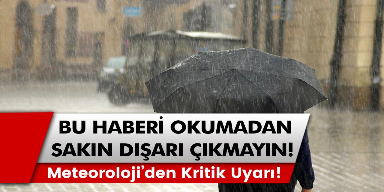 Meteoroloji’den Marmara bölgesine art arda kritik uyarılar geldi: Yarın başlayacak!