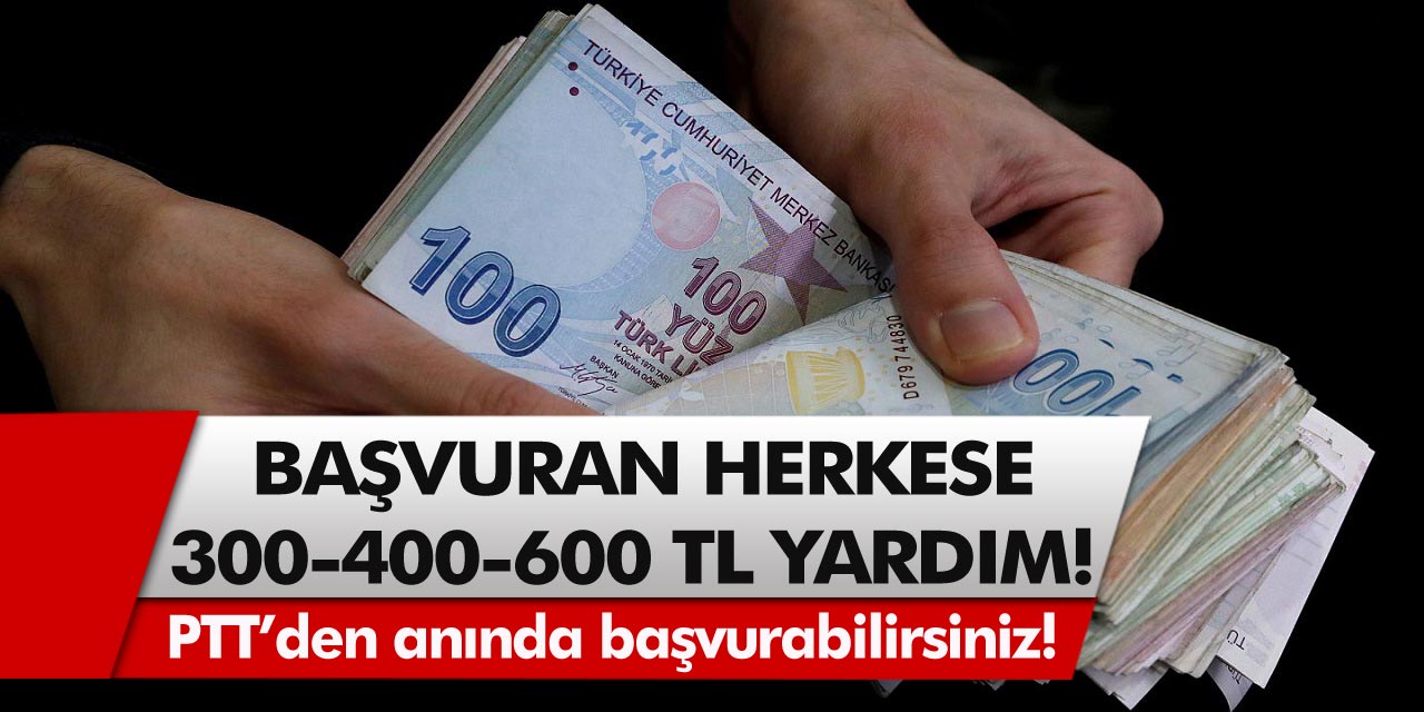 Çalışan ve çalışmayan herkesi ilgilendiren açıklama: 1 kereye mahsus herkese 600 TL ödeme…