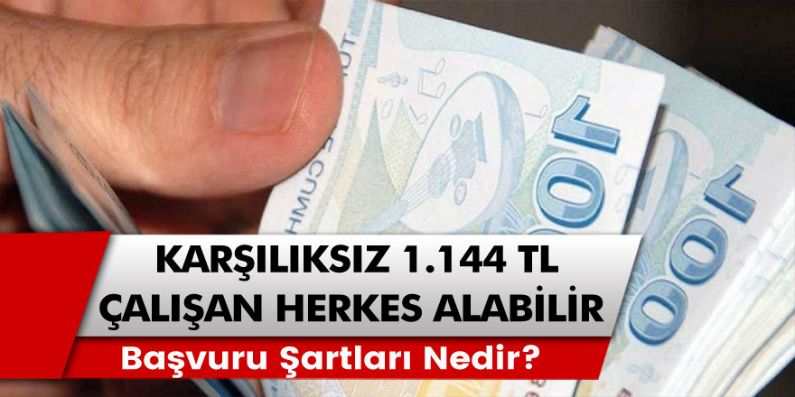 Karşılıksız 1.144 TL Fırsatı: SSK’lı Çalışan Herkes Alabilir!