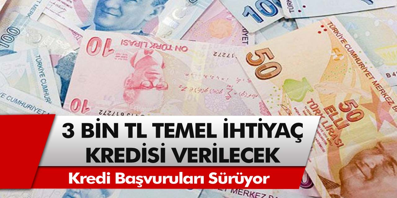 Acil Nakit İhtiyacı Olanlara Müjde! 3 Bin TL Destek Ödemesi Verilecek…