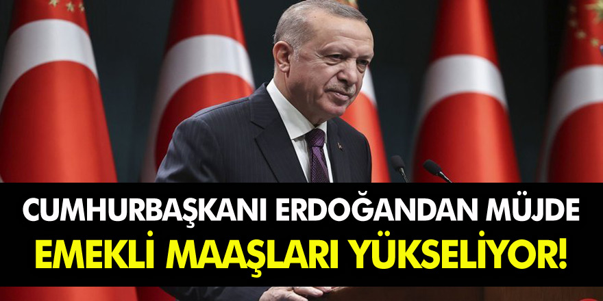 Cumhurbaşkanı Erdoğan Son Dakika Müjdeyi duyurdu! Emekli Maaşları Yükseliyor İşte En Yüksem Maaş Tablosu...