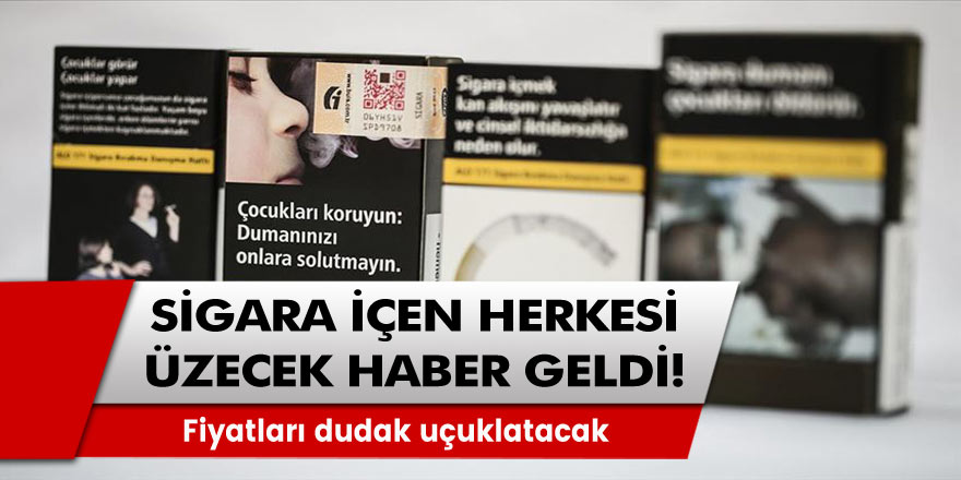 Açıklamalar bağımlıları üzecek! Sigara fiyatları uçacak