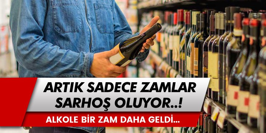 Artık Sadece Zamlar Sarhoş Oluyor! Alkole Bir Zam Daha... Yeni Rakı, Jack Daniel's, Red Label, Absolut ve Bira Fiyatları Kaç TL, Lira Oldu?