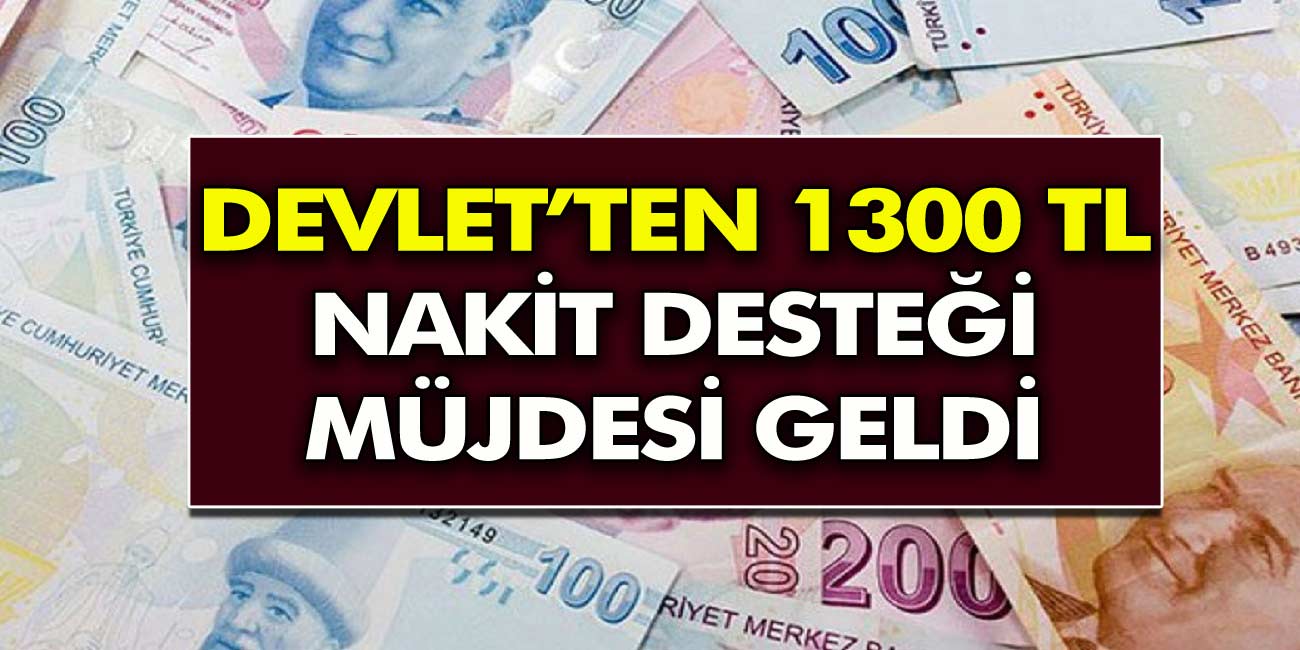 Ailelere 1.300 TL yardım parası veriliyor Devlet yeniden başlattı! PTT’den paranızı alabilirsiniz