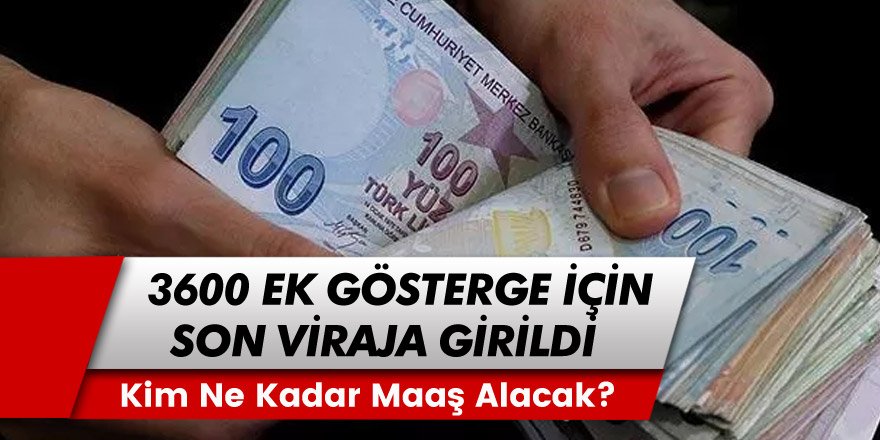 Milyonlarca Memur ve emekliler dikkat! 3600 Yeni maaş tablosu belli oldu! İşte merak edilenler...