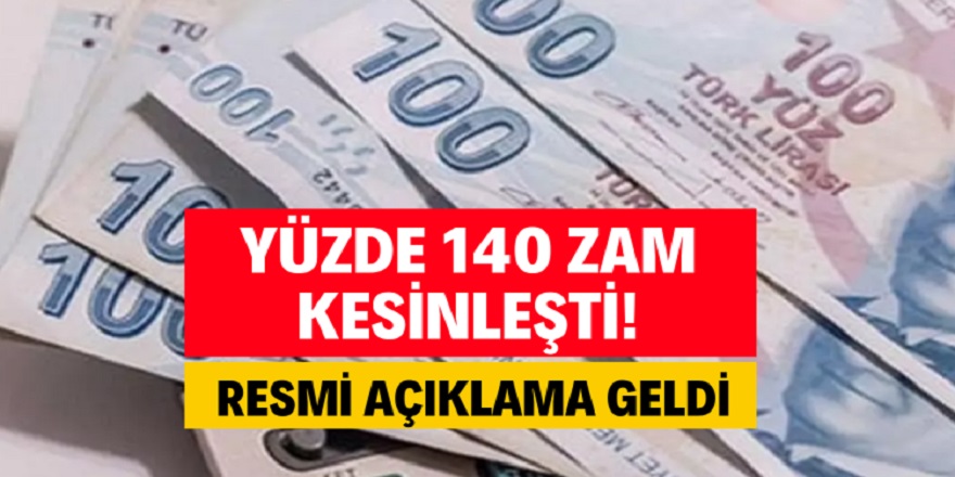 Cumhurbaşkanı Merakla Beklenen Yüzde 140 Zam Müjdesini Resmen Duyurdu!