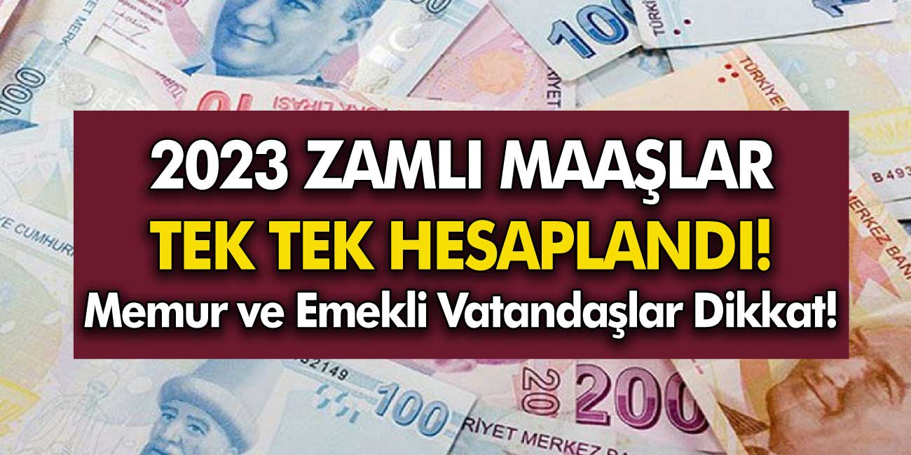 Memur ve emekli vatandaşlar dikkat! 2023 zamlı maaşlar tek tek belirlendi! İşte SSK, Bağ-Kur emeklilerinin yeni maaşları duyuruldu