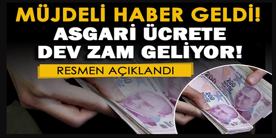 Cumhurbaşkanı erdoğan'ın yardımcısı ön bilgiyi verdi! Yeni asgari ücretin ne kadar olduğunu açıklandı!