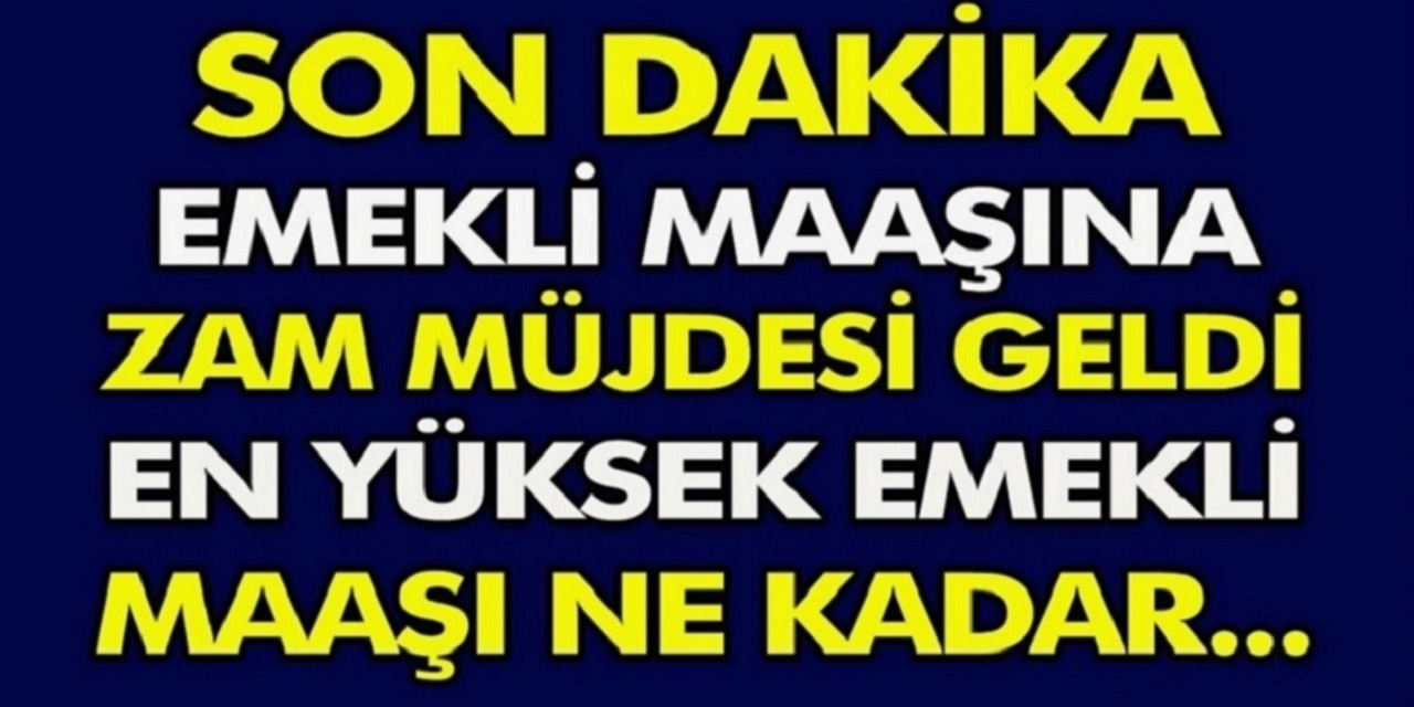 Emeklinin heyecanla beklediği haber sonunda geldi! İşte SSK ve Bağ-Kur emeklisinin belirlenen zam oranı!