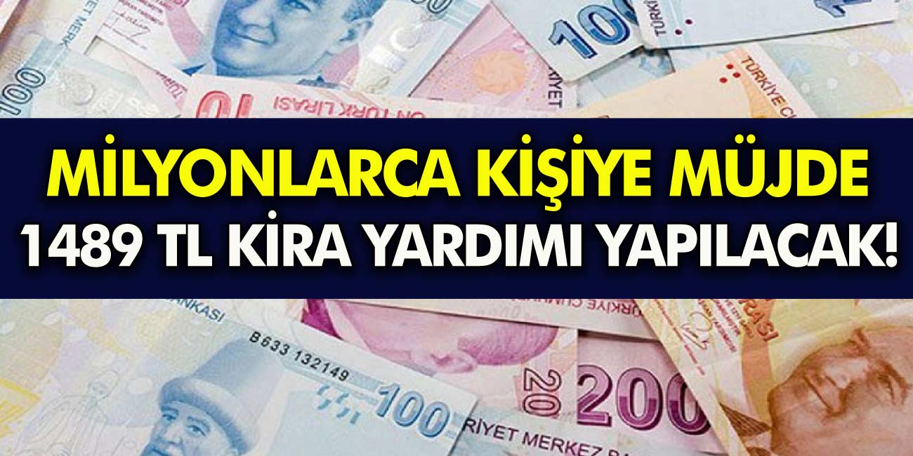 Milyonlarca kişiye 1489 lira Kira yardımı yapılacak! T.C kimlik son hanesi 0 2 4 6 8 olanlar! E-devlet'te başvurun!