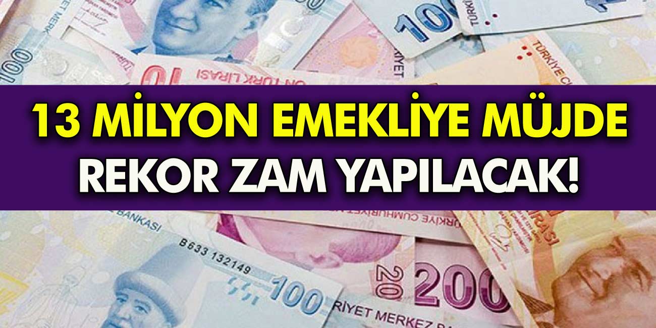 13 milyon emekliye müjdeli haberler peş peşe geliyor! Emekliye Rekor zam yolda! Bayram ikramiyeleri 2’ye katlanacak!