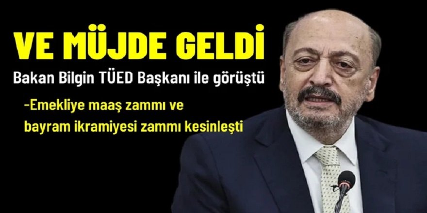 Bakan Bilgin Son Dakika Duyurdu! SSK BAĞ-KUR Emekli Maaşı Zammı Ve ...