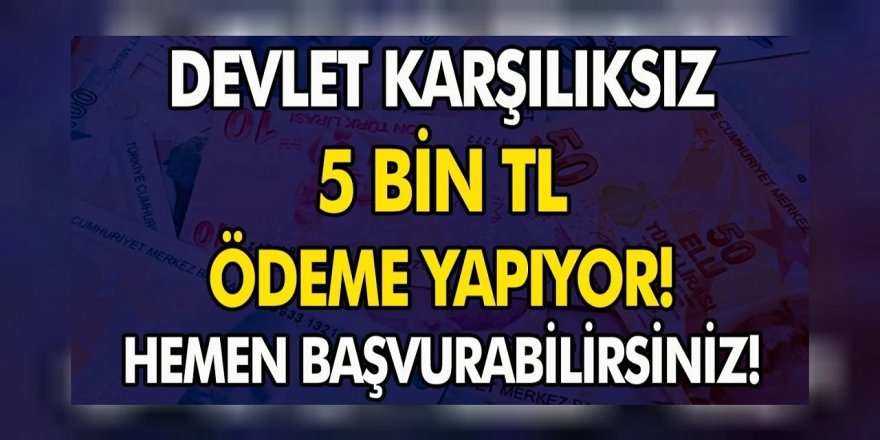 İhtiyaç Sahipleri İçin 5000 TL Devlet Yardımı: Başvuru Şartları ve Detaylar! Eşya Yardımı için Başvuru Süreci Başladı