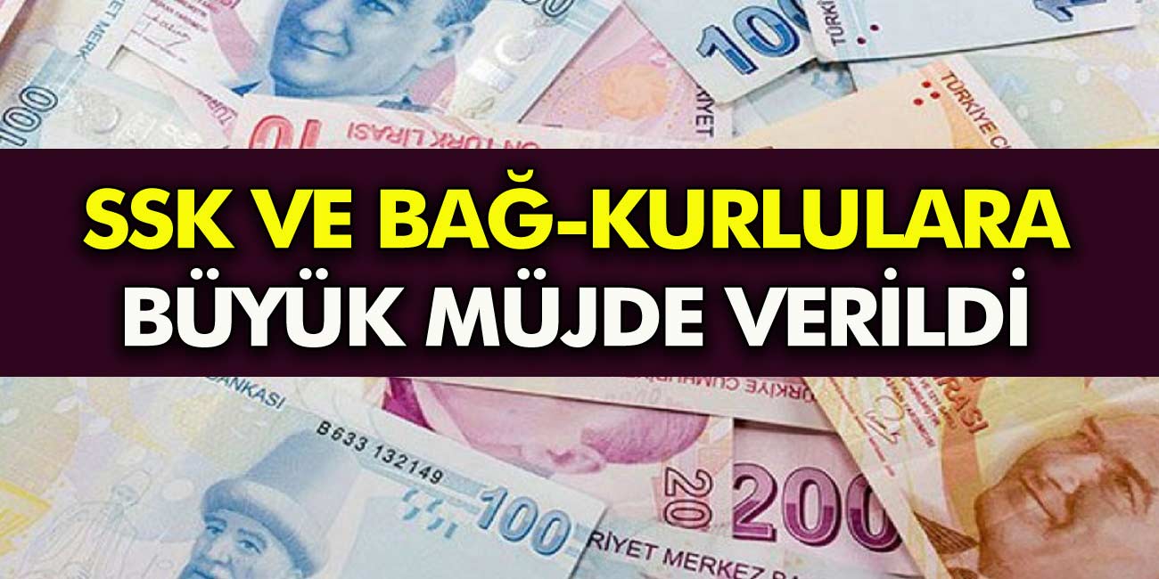 SSK ve BAĞ-KUR girişi olan vatandaşlara  aynı anda 3 ödeme birden verilecek! Müjde üstüne müjde geliyor...