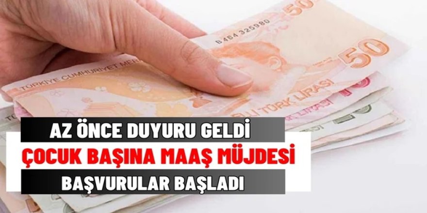 Milyonlarca Çocuğa maaş bağlanacak! Anne babalara müjde Aile Bakanlığından geldi! İşte başvuru şartları ve ayrıntıları!