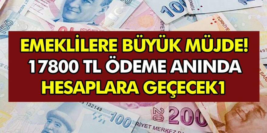 Emeklilerin Yüzünü Güldüren Haber: Ziraat Bankası, Vakıfbank, Halkbank ve PTT'den 17.800 TL'lik Tek Seferlik Ödeme!