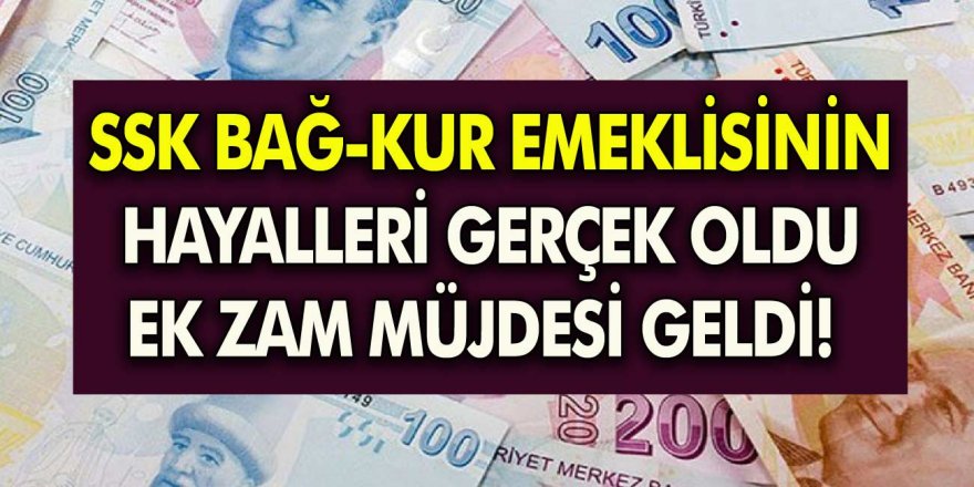 15 Milyon SSK BAĞ-KUR Emeklisine Müjde Geldi! Maaşlardan Önce Ek Ödeme Yapılacağı duyuruldu...