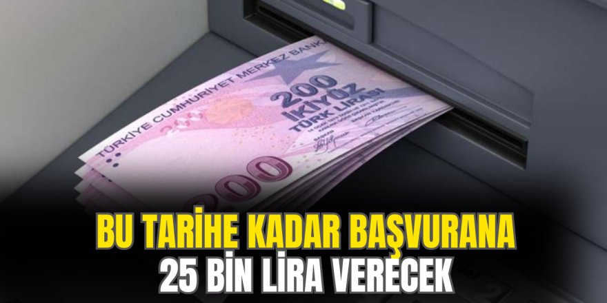 O banka art arda duyurmaya devam ediyor! Bu Tarihler arası Başvurana Faizsiz 25 Bin Lira Verilecek!