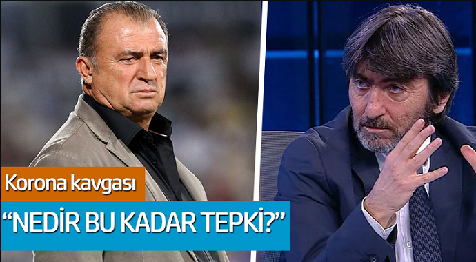 Rıdvan Dilmen ile Fatih Terim arasında Korona kavgası! 'Nedir bu kadar tepki?'